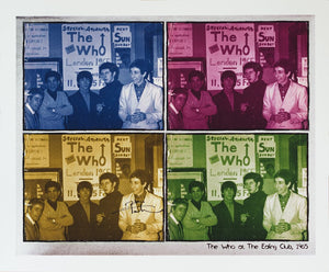 Limited Edition Print feat. The Who @ The Ealing Club - SIGNED BY PETE TOWNSHEND